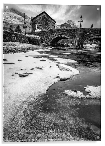 Afon Colwyn  Acrylic by Lee Sutton