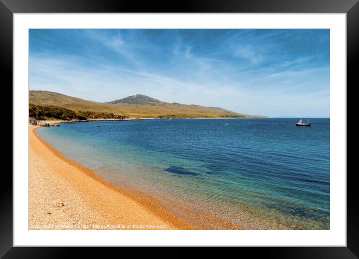 Beautiful Bunnahabhain Beach, Isle of Islay Framed Mounted Print by Kasia Design