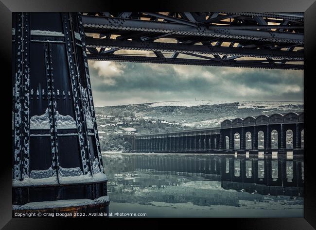 Tay Rail Bridge - Dundee - Wormit Framed Print by Craig Doogan