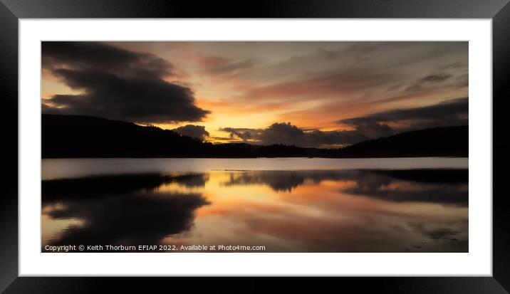 Loch Moidart Framed Mounted Print by Keith Thorburn EFIAP/b