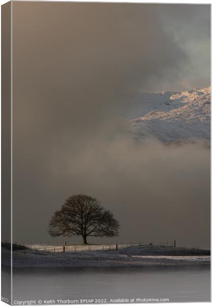 Loch Linnhe and the Hills Canvas Print by Keith Thorburn EFIAP/b