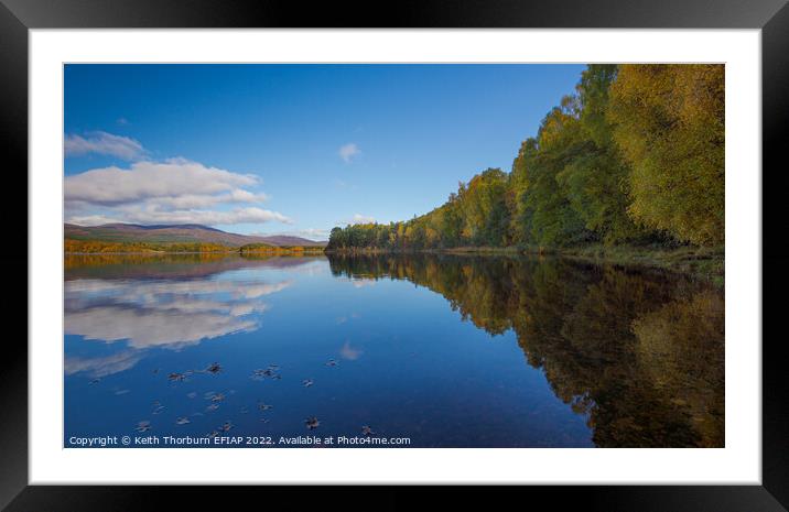 Loch Insh Framed Mounted Print by Keith Thorburn EFIAP/b