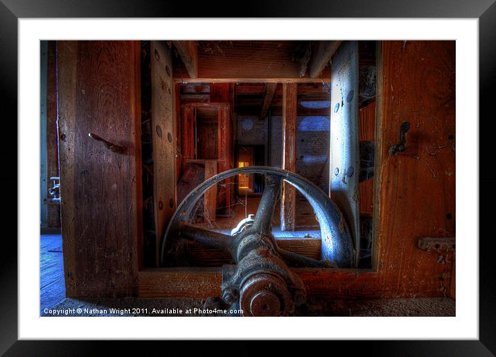 Wheel has stopped Framed Mounted Print by Nathan Wright