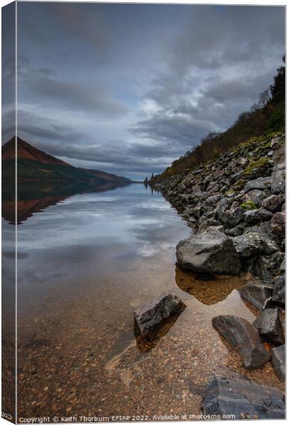 Loch Lochy North Canvas Print by Keith Thorburn EFIAP/b