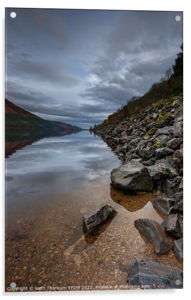 Loch Lochy North Acrylic by Keith Thorburn EFIAP/b