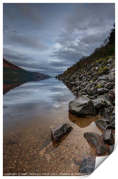 Loch Lochy North Print by Keith Thorburn EFIAP/b