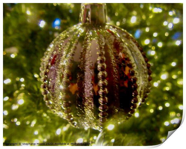 Christmas Decoration Print by Stephanie Moore