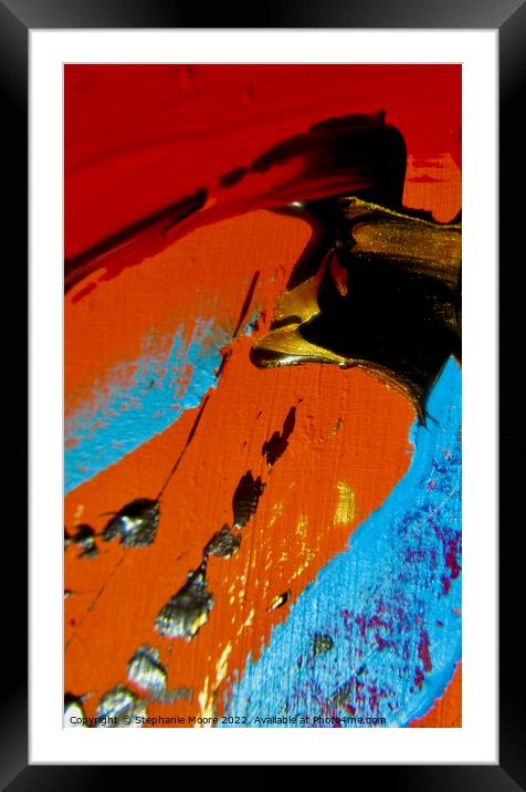 Abstract 514 Framed Mounted Print by Stephanie Moore