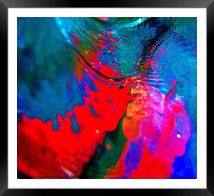 Abstract 515 Framed Mounted Print by Stephanie Moore