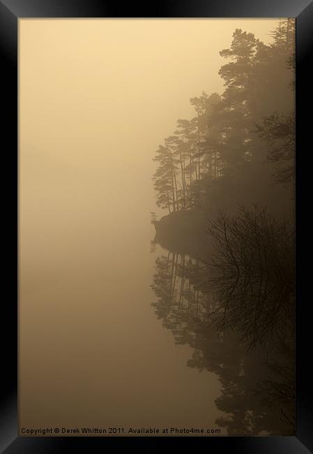 Laggan Mists Framed Print by Derek Whitton
