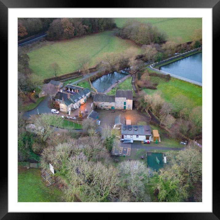 Worsbrough Mill Framed Mounted Print by Apollo Aerial Photography