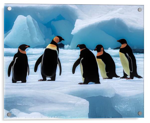 Arctic Conference Acrylic by Roger Mechan