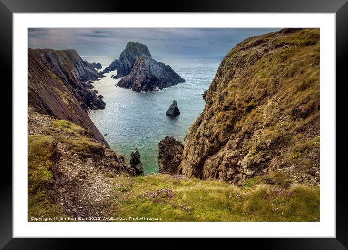 Malin Head, Donegal, Ireland Framed Mounted Print by jim Hamilton