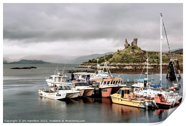 Caisteal Maol Isle of Skye Print by jim Hamilton