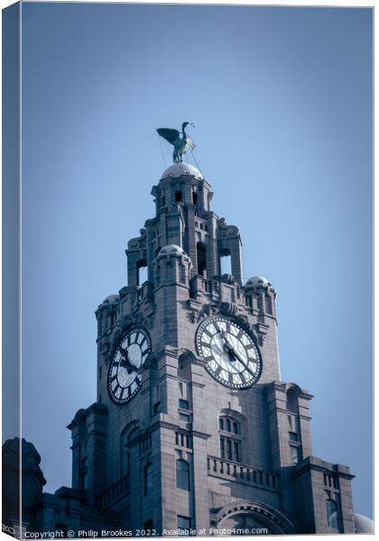 Royal Liver Building Canvas Print by Philip Brookes