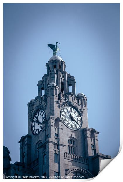 Royal Liver Building Print by Philip Brookes