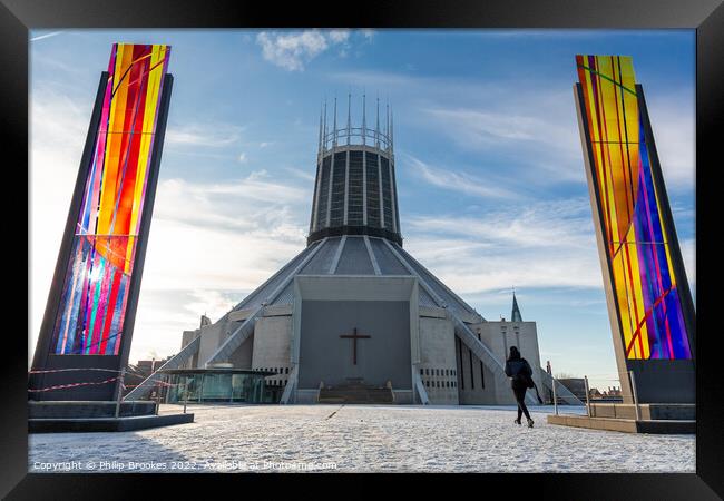 Liverpool Metropolitan Cathedral Framed Print by Philip Brookes