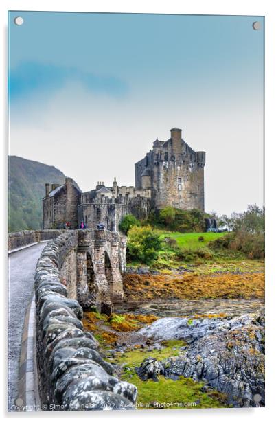 Eilean Donan  Acrylic by Simon Connellan