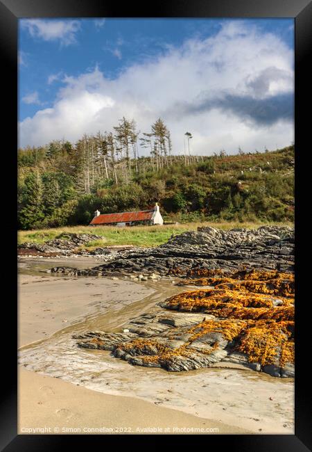 Sandaig, Home of Ring of Bright Water Framed Print by Simon Connellan