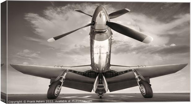 fighter plane Canvas Print by Frank Peters