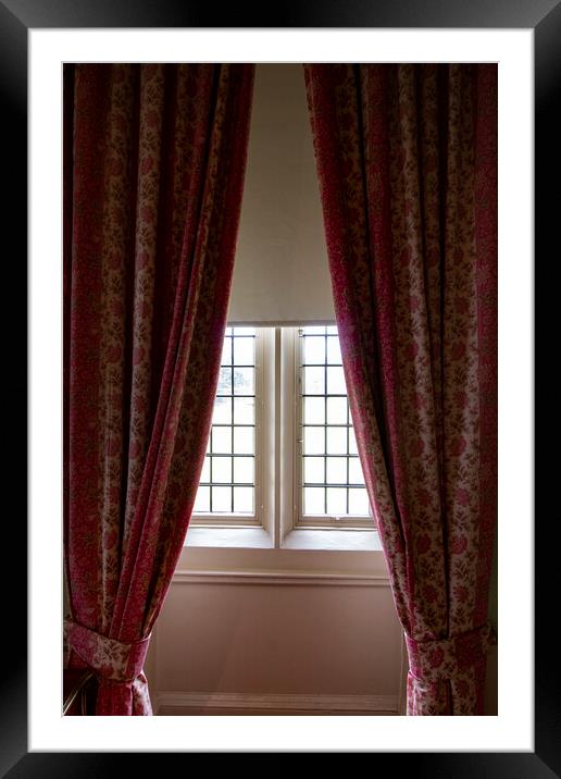 Curtains and Windows Framed Mounted Print by Glen Allen