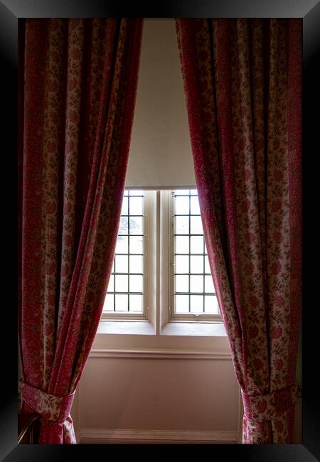Curtains and Windows Framed Print by Glen Allen