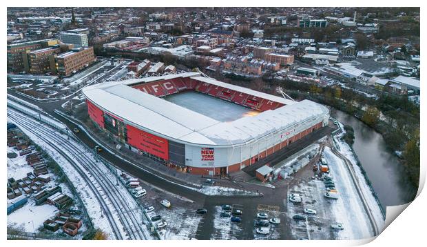 Rotherham United Print by Apollo Aerial Photography