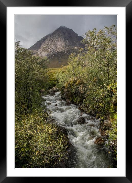 Glen Etive, Scotland. Framed Mounted Print by Elizabeth Hudson