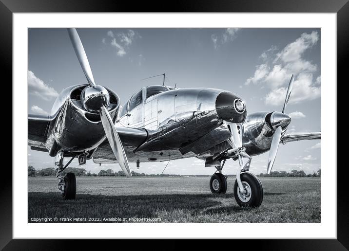 airplane Framed Mounted Print by Frank Peters