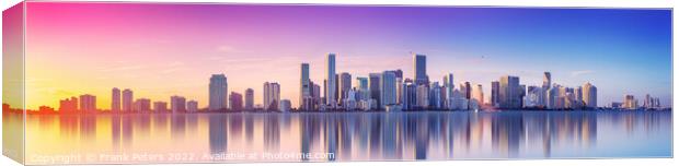 miami Canvas Print by Frank Peters