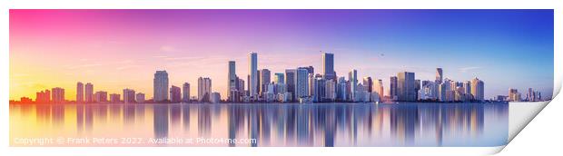 miami Print by Frank Peters