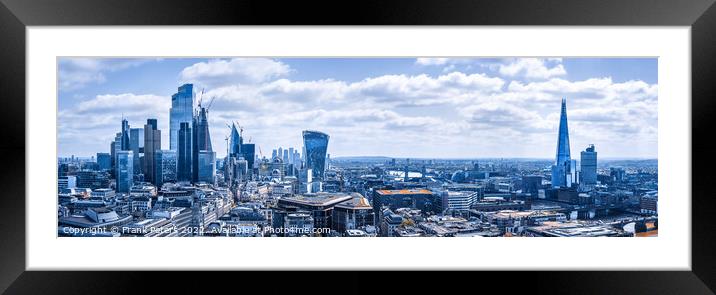 london Framed Mounted Print by Frank Peters