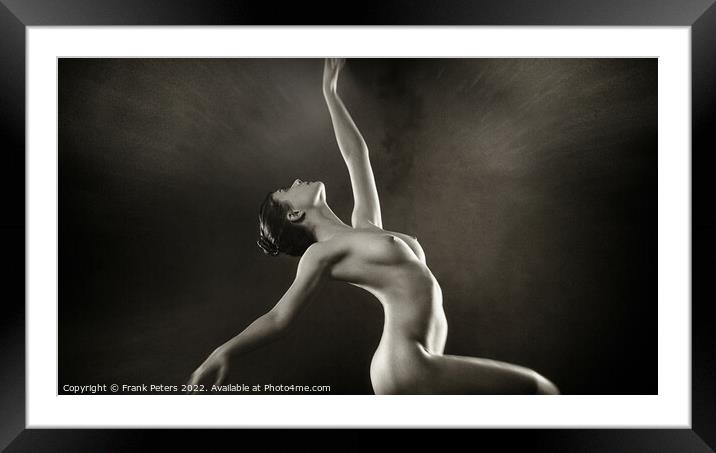 ballerina Framed Mounted Print by Frank Peters