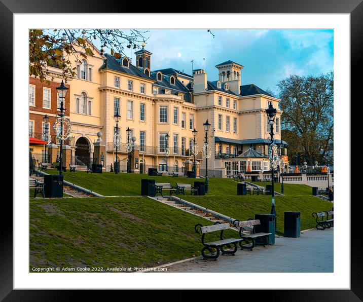 Richmond Riverside | Richmond-Upon-Thames Framed Mounted Print by Adam Cooke
