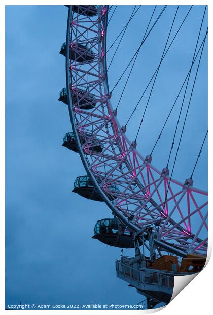London Eye | Westminster | London Print by Adam Cooke