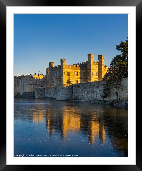 Leeds Castle | Maidstone Framed Mounted Print by Adam Cooke