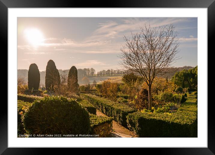 Gardens | Leeds Castle | Maidstone Framed Mounted Print by Adam Cooke