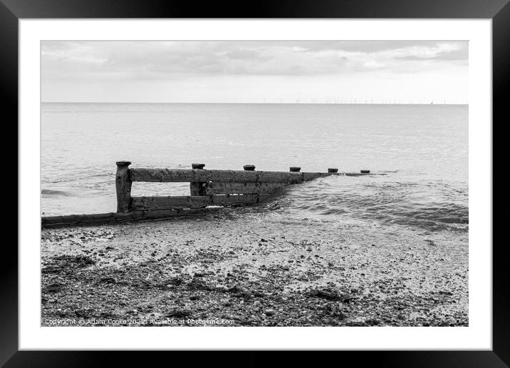 Worthing Beach | Worthing Framed Mounted Print by Adam Cooke