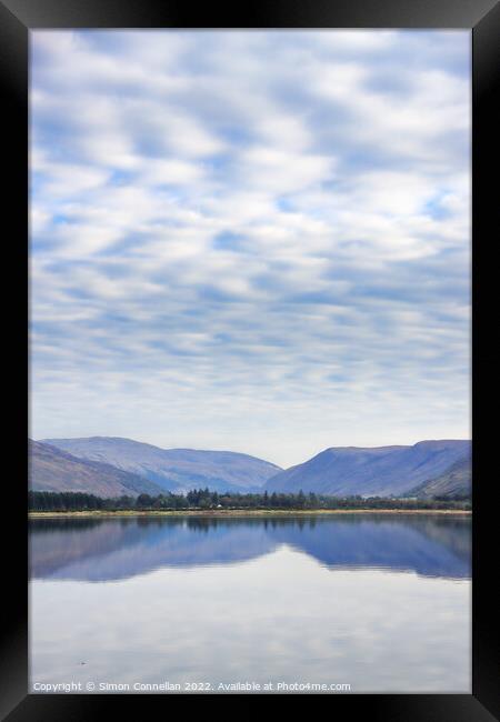 Loch Carron Framed Print by Simon Connellan