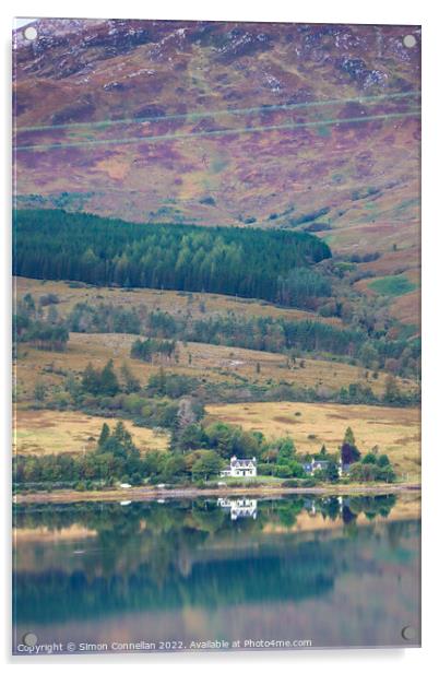 Loch Carron Acrylic by Simon Connellan