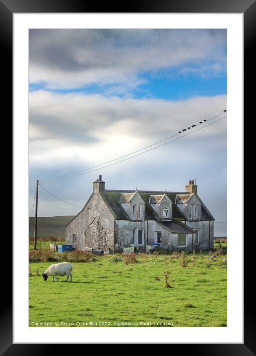 Skye Farm Framed Mounted Print by Simon Connellan