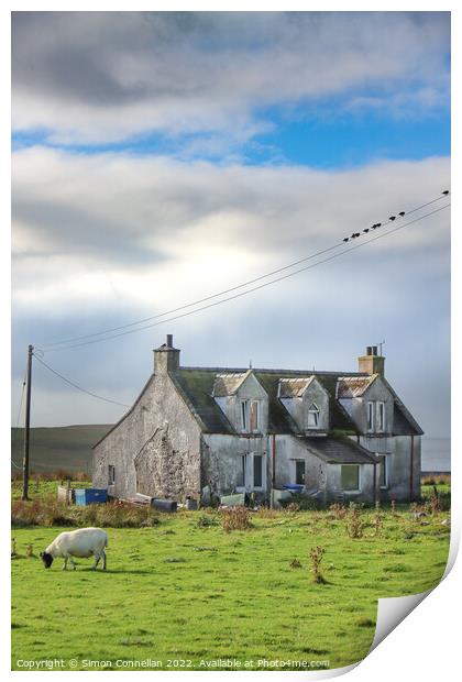 Skye Farm Print by Simon Connellan