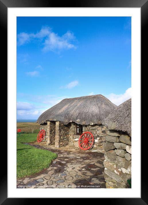 Crofting centre, skye Framed Mounted Print by Simon Connellan