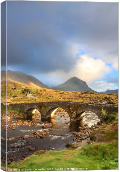 Sligachan Bridge Canvas Print by Simon Connellan