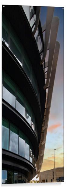 Oastler Building - Huddersfield  Acrylic by Glen Allen