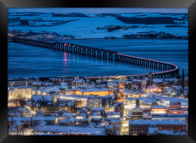 Winter in Dundee Framed Print by Craig Doogan
