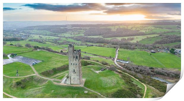 Victoria Tower Castle Hill Print by Apollo Aerial Photography