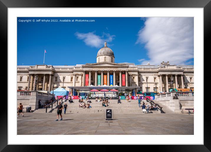 The National Gallery Framed Mounted Print by Jeff Whyte