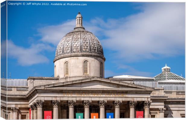 National Gallery in London Canvas Print by Jeff Whyte