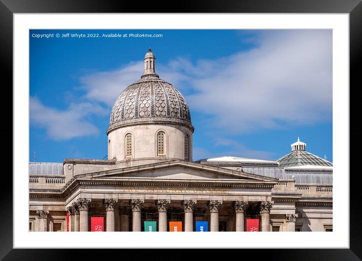 National Gallery in London Framed Mounted Print by Jeff Whyte